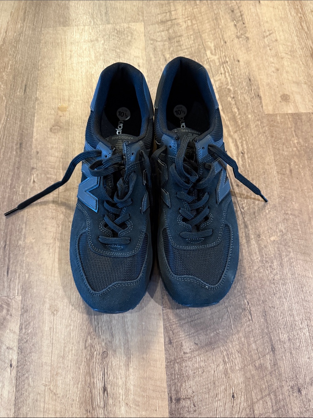 New Balance 574 Classic Sneakers | Triple Black | Men’s Size 10.5 👟🖤